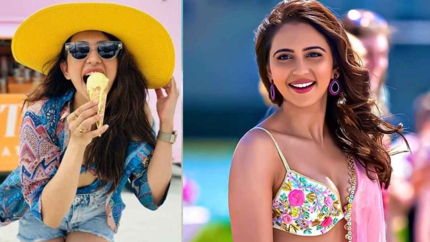 Rakul Preet Singh की तस्वीरें वायरल आइसक्रीम खाते हुए गर्मीयों में