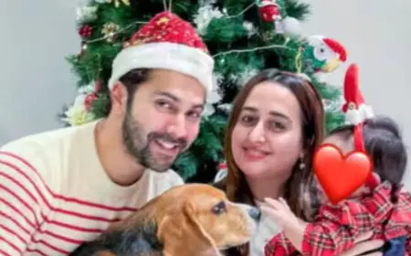 क्रिसमस पर वरुण धवन ने शेयर की बेटी लारा की पहली तस्वीर, फैंस ने बरसाया प्यार!