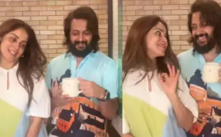 जेनेलिया की स्पेशल क्रिसमस चाय ने रितेश को किया शॉक्ड, मुंह से निकला 'उहह'! वायरल रिएक्शन ने मचाई धूम